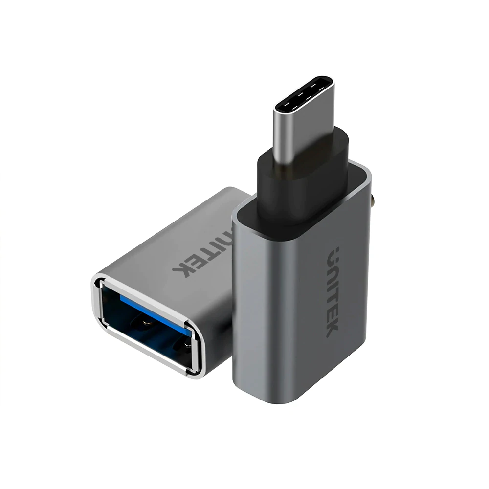 UNITEK Y-A025CGY USB-C Male to USB 3.1 Female Adapter