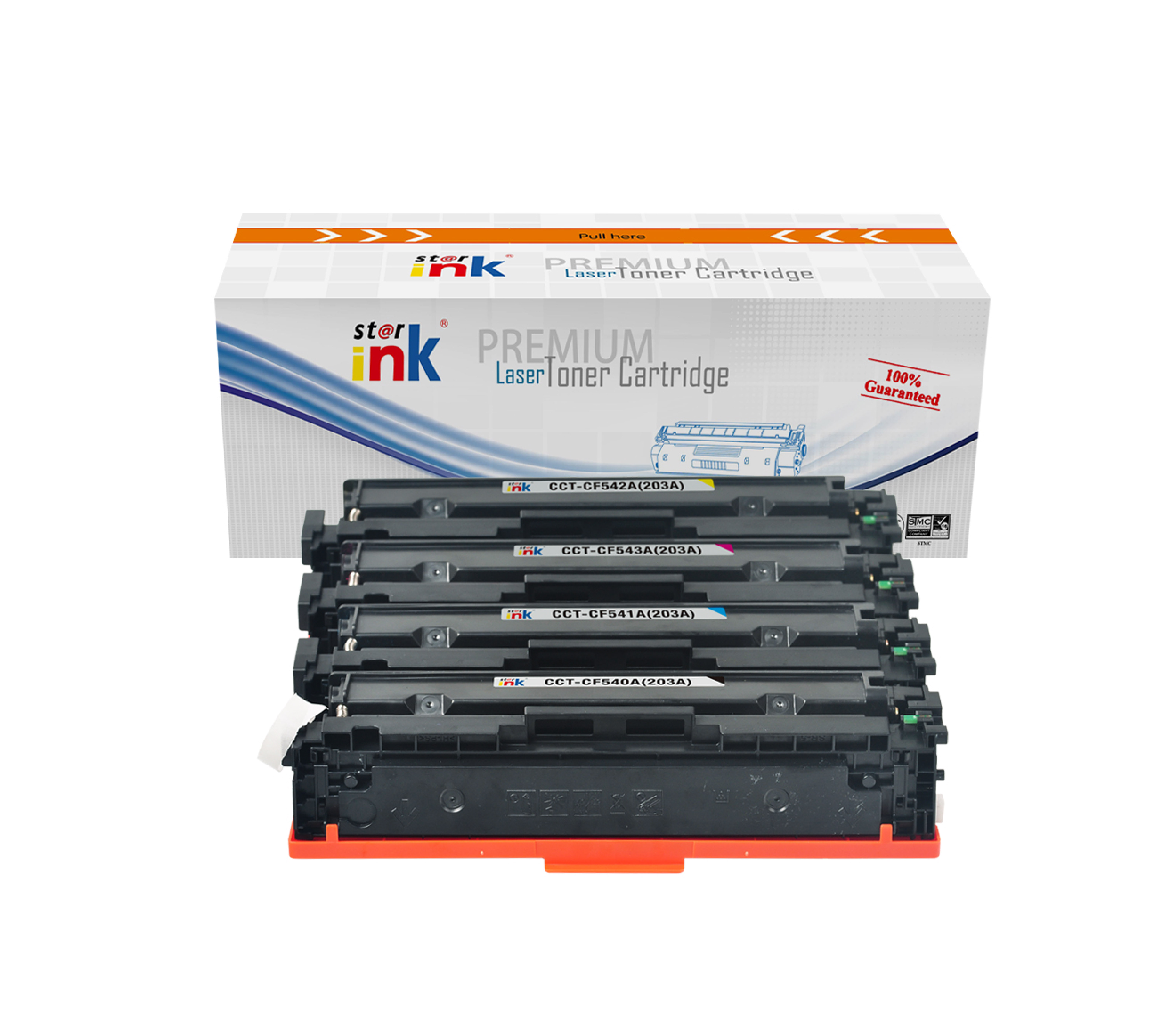 StarInk Compatible Laser Toner Cartridge HP CB541A Cyan (With Chip)