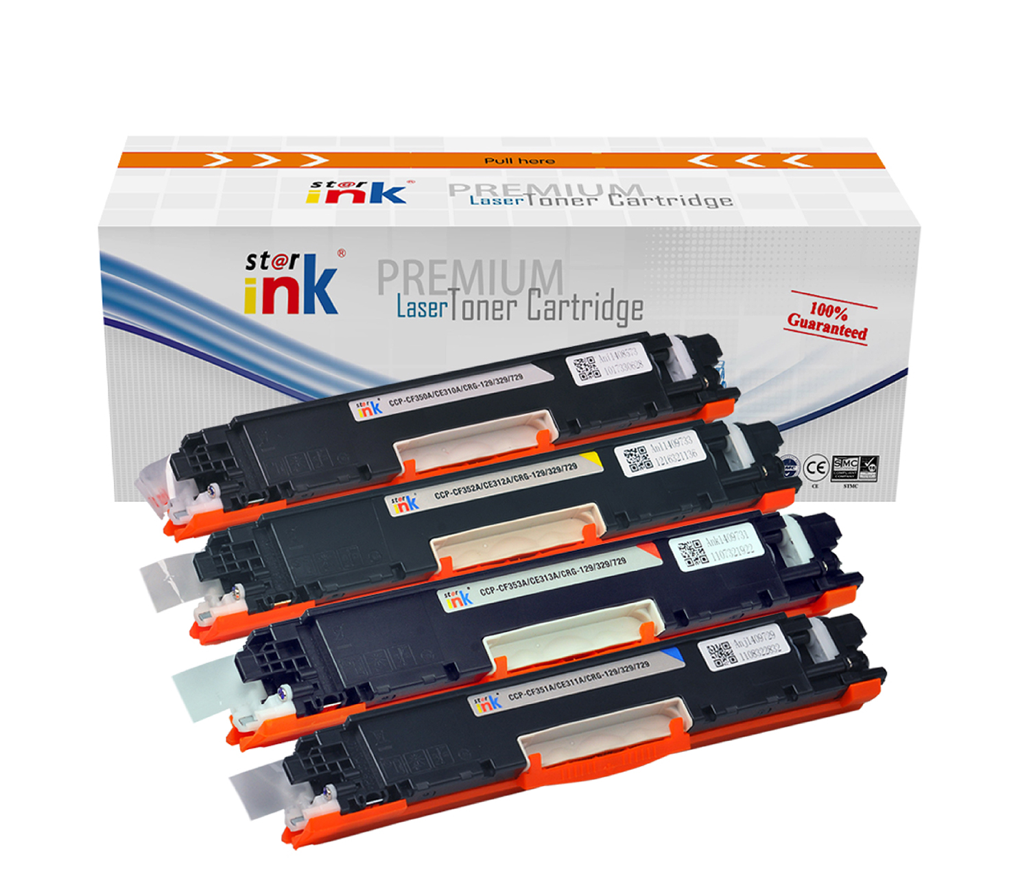 StarInk Compatible Laser Toner Cartridge HP CF353A Magenta/Canon LBP7010 Magenta (With Chip)