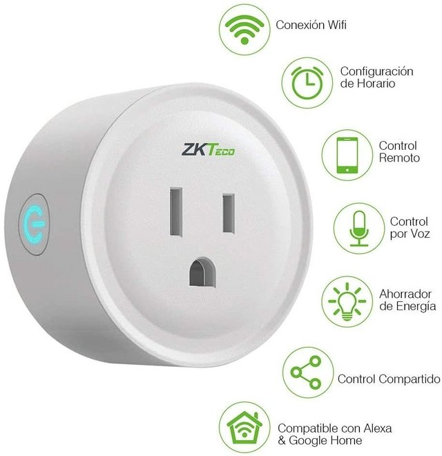 ZKTeco NG-P100 Entry-level Wi-Fi Smart Plug Socket with American Standard