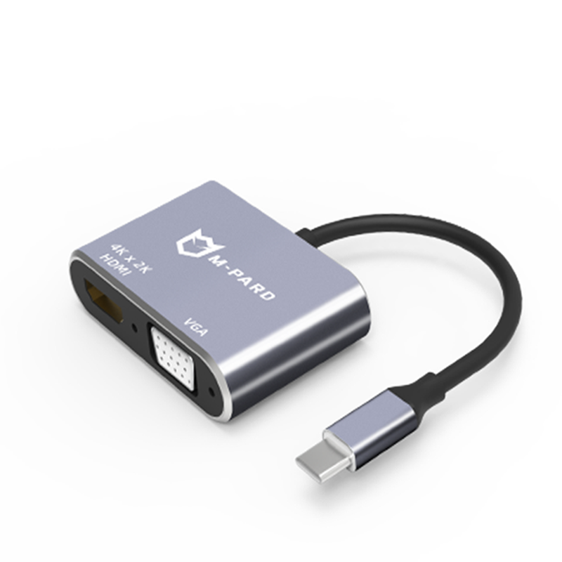 M-PARD MD017 4K*2K USB Type-C to HDMI + VGA Adapter