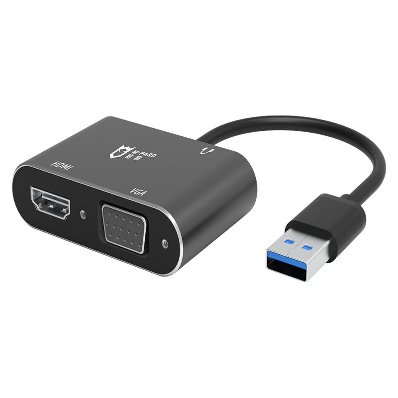 M-PARD MD019 USB 3.0 to HDMI + VGA + Audio Adapter