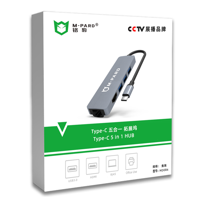 M-PARD MD084 USB Type-C 5-in-1 Hub