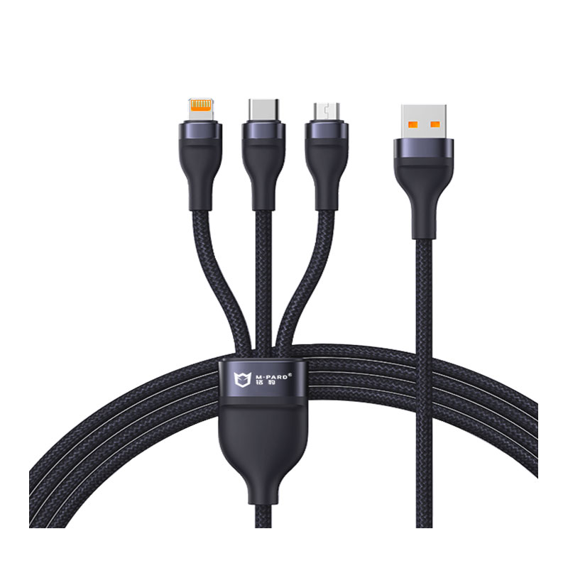 M-PARD MH110 1.2m 3-in-1 USB Charging Cable