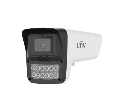 Uniview IPC225LE-AF40C-WP 5MP OwlView ColorHunter with Wise-ISP Fixed Warm Light Bullet Network Camera