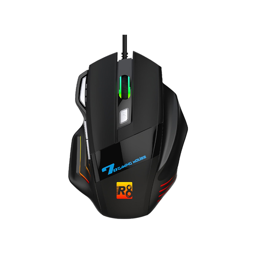 R8 1634 Wired illuminated Gaming Mouse 