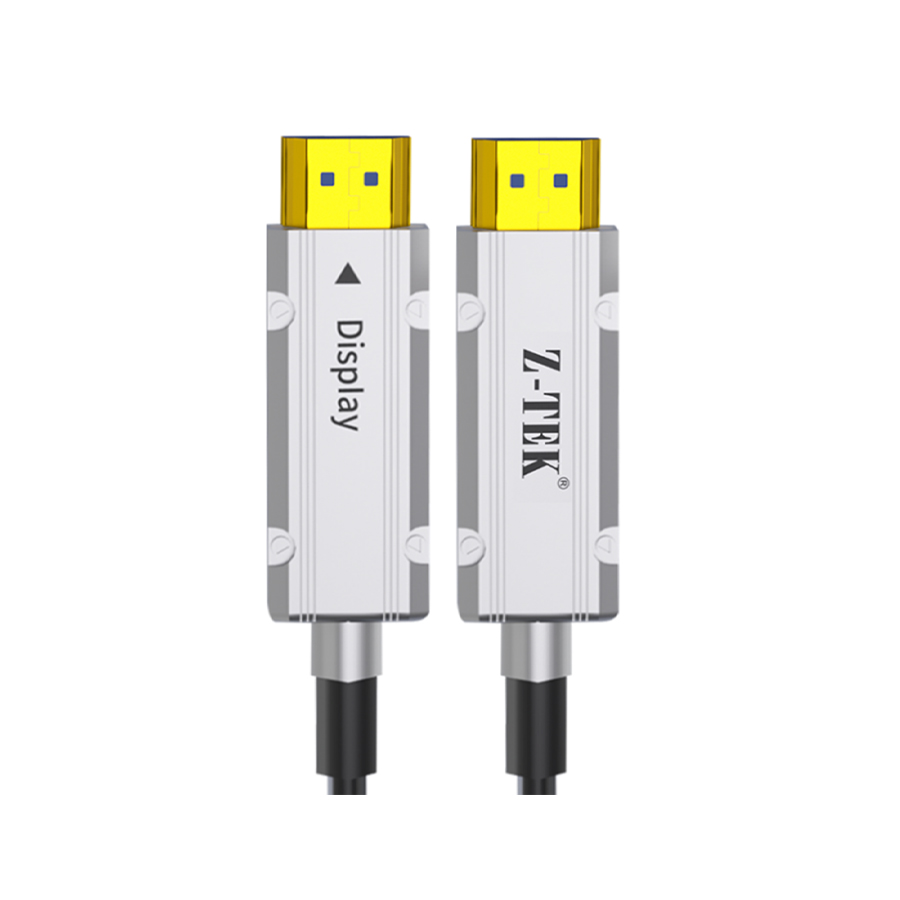 Z-TEK ZY406-050 5m 4K 60Hz Optical Fiber HDMI 2.0 Cable