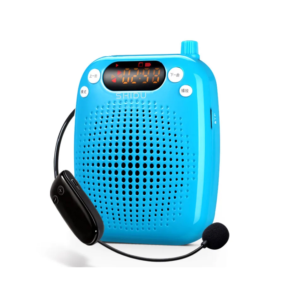 SHIDU S611-BL UHF Wireless Voice Amplifier Digital Microphone for Classroon