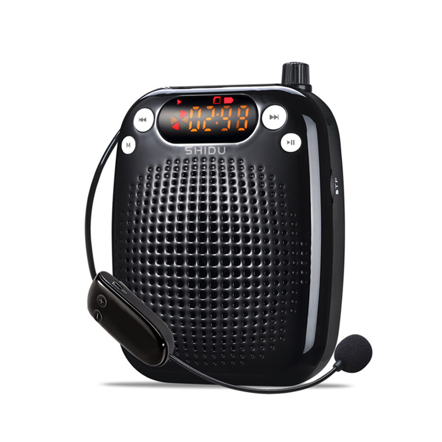SHIDU S611-B UHF Wireless Voice Amplifier Digital Microphone for Classroon