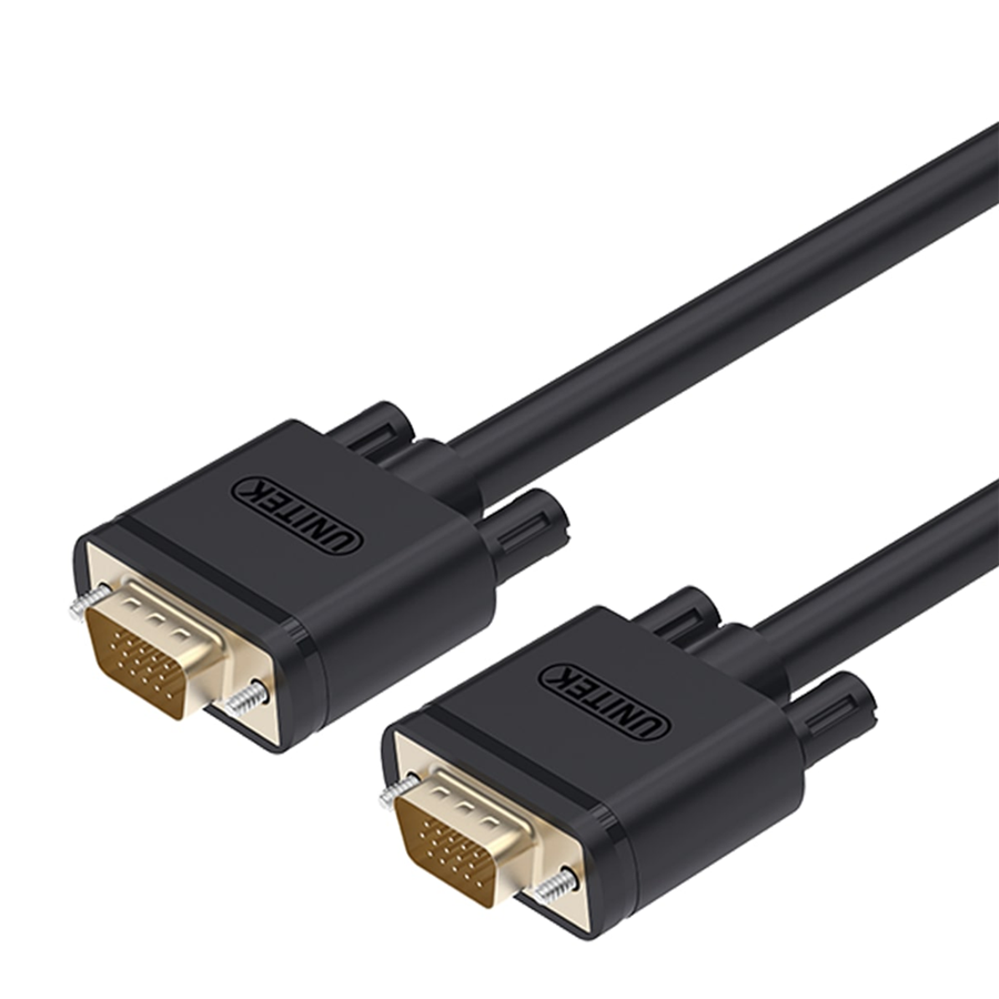 UNITEK Y-C504G 3m 15 Pin (3C+6) Male to Male VGA Cable