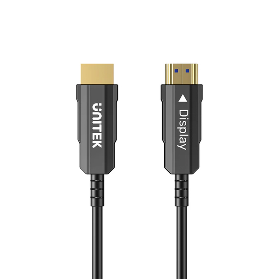 UNITEK C11072BK 10m HDMI2.0 4K@60Hz Male to Male Fiber Optic HDMI Cable