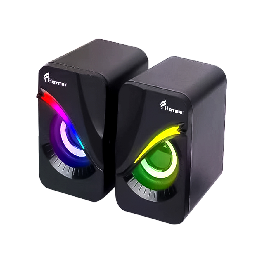 HOTMAI FT-Q9 RGB Light Portable USB Powered Desktop Speaker