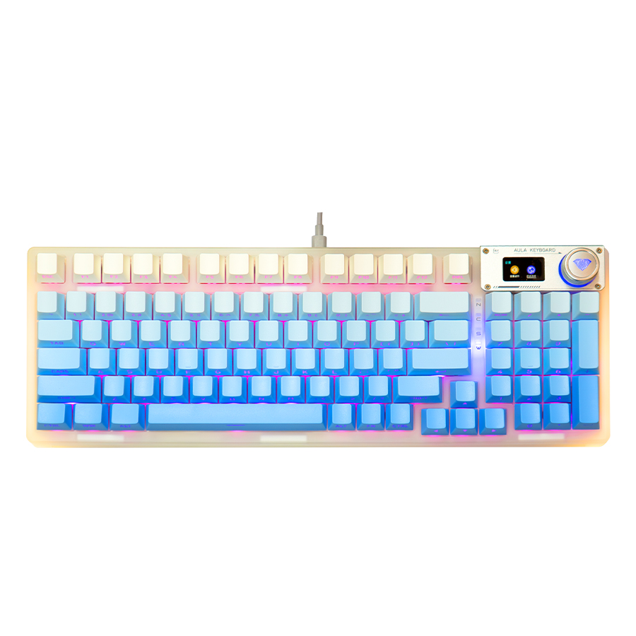 AULA F98PRO  Transparent Mechanics Keyboard