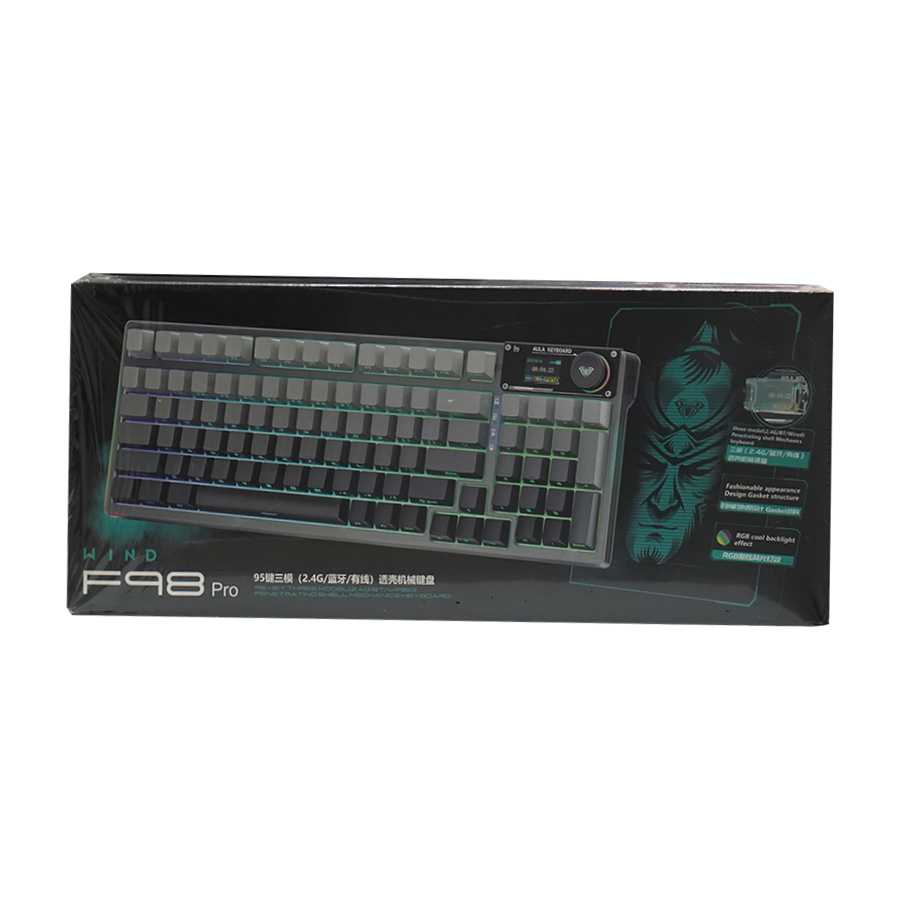 AULA F98PRO  Transparent Mechanics Keyboard
