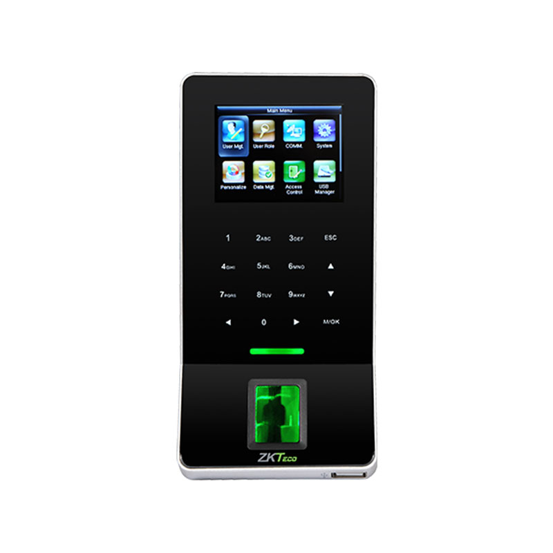 ZKTeco F22-W Ultra-thin Fingerprint T&A and Access Control Terminal