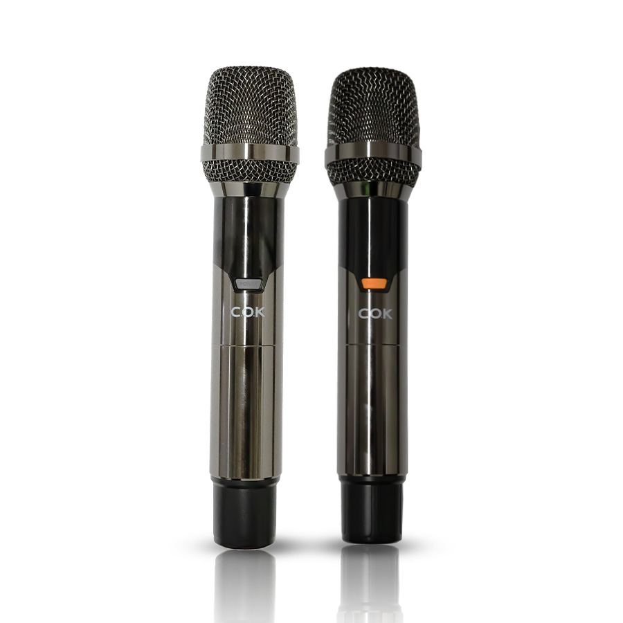 C.O.K  ST-U221 UHF Dual Channel Wireless Microphone 